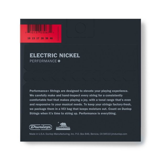 Dunlop Electric Guitar Strings, Nickel Wound DEN1046 (Medium)